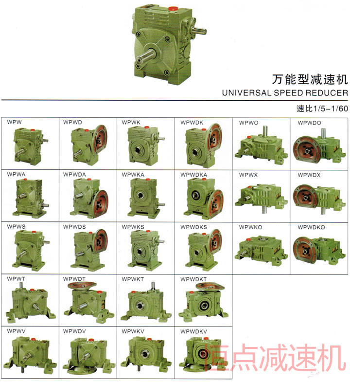 WP系列萬能型減速機