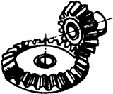 齒輪基本術語錐齒輪、準雙曲面齒輪及其齒輪副