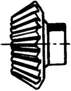 齒輪基本術語錐齒輪、準雙曲面齒輪及其齒輪副