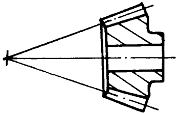 錐齒輪和準雙曲面齒輪術語點、曲線和曲面