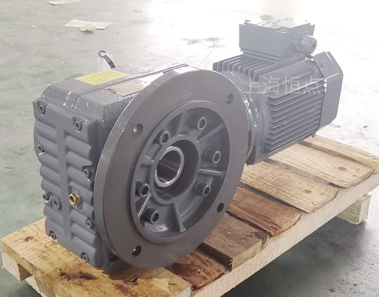 KAF67減速機 輸入配電機 輸出通孔+輸出左法蘭 實物圖 -恒點原創