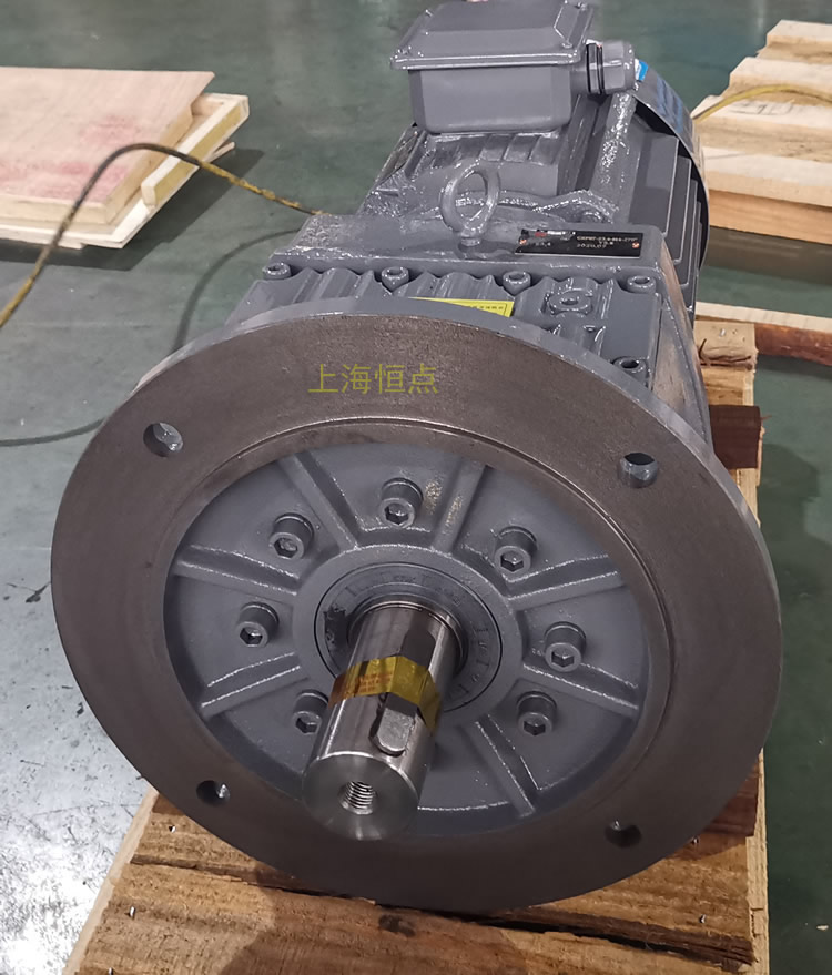 RF87減速機，立式安裝，輸入配電機，實物照片如下